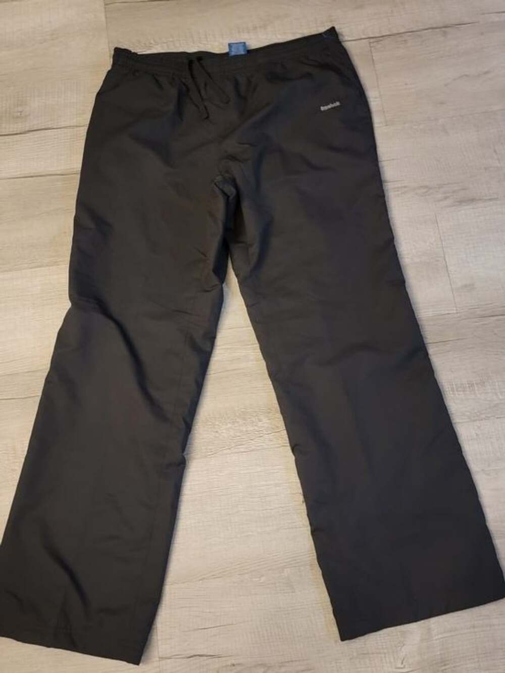 Reebok Men’s Black Athletic Joggers with Drawstring Waist Sz  M